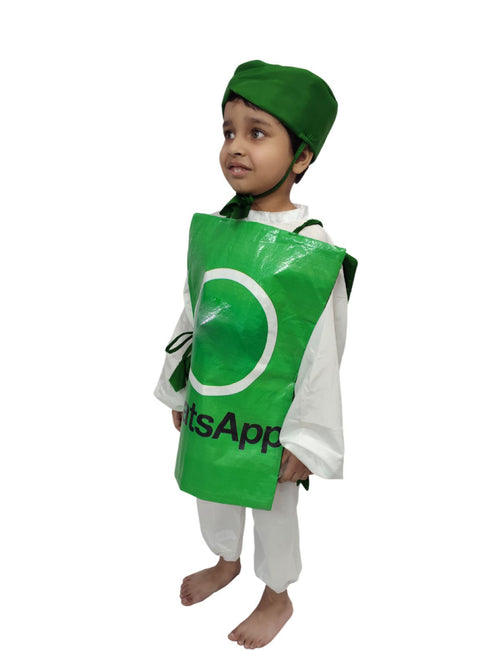 Whatsapp Social Media Messaging Technology Kids Fancy Dress Costume